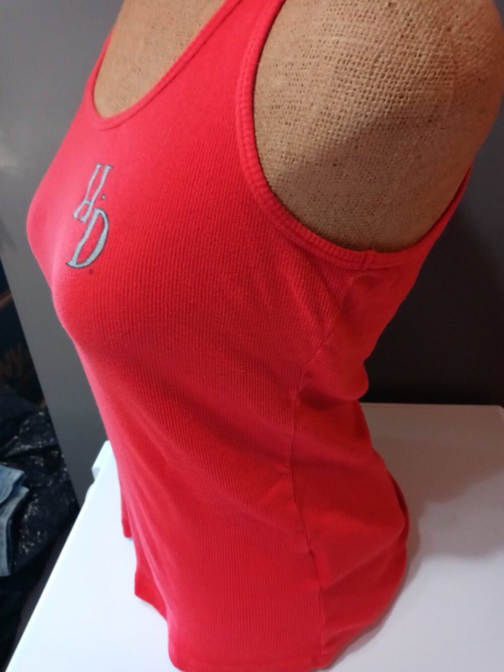 Harley-Davidson Authentic Brand Tank Top Red Size Large - Picture 2 of 4